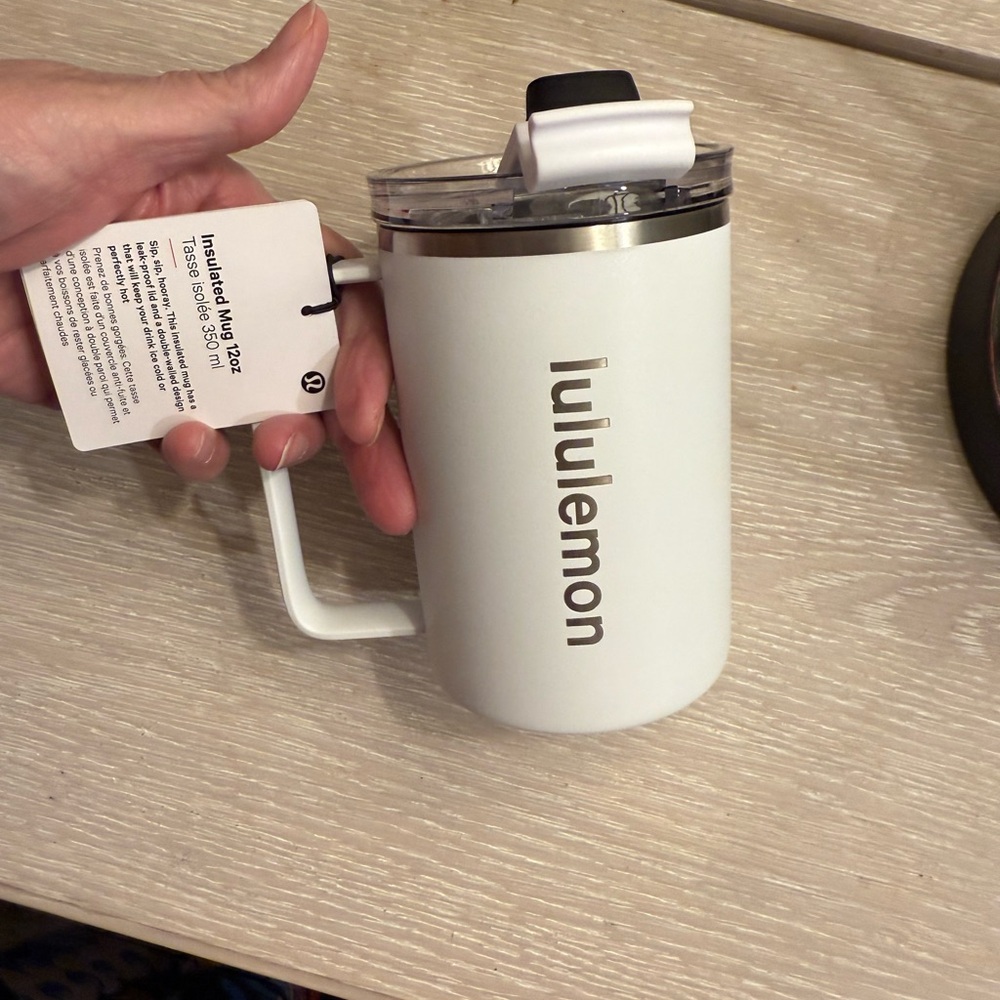 Lululemon White Travel Mug - Picture 2 of 5
